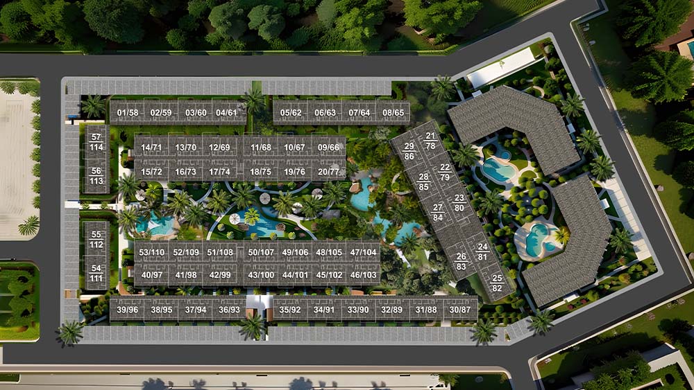 Paraiso Delfines Master Plan with Availability